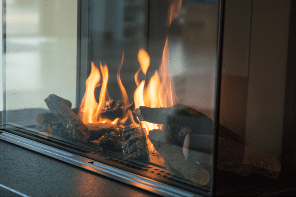 gas refills used to light a gas fireplace