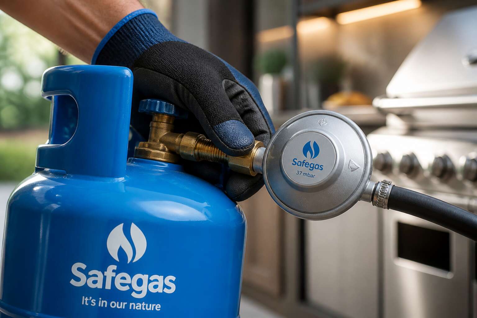 Safegas cylinder exchange